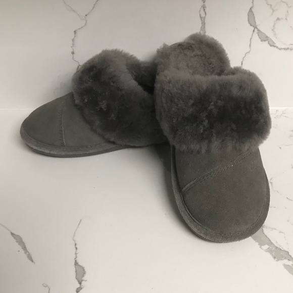 Women’s Joy Nuknuuk Slipper Moccasins Charcoal Grey US 7 - Picture 1 of 6
